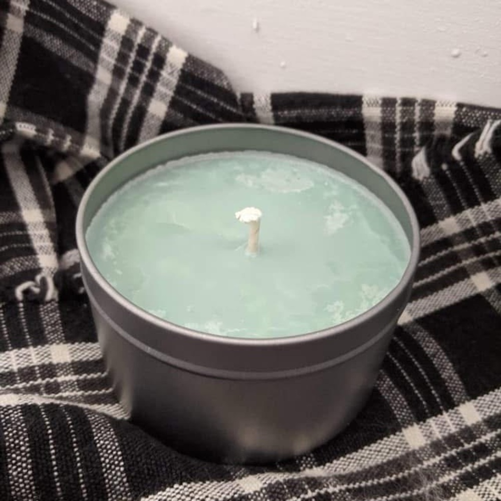 The Child Inspired Candle | Limited | Cucumber Green Tea Eucalyptus | 8oz Tin - Picture 3 of 3